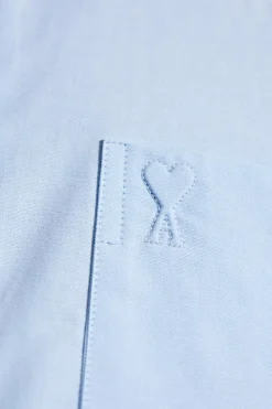 Ami Alexandre Mattiussi BLUE Shirt with logo