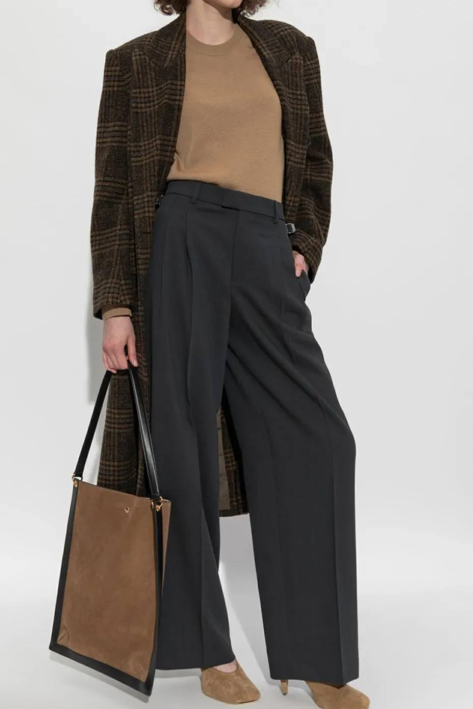 Ami Alexandre Mattiussi BROWN Sweater with logo