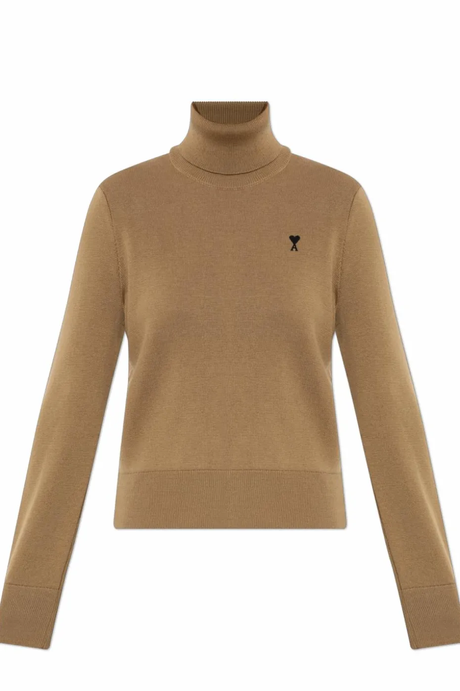 Ami Alexandre Mattiussi beige Wool turtleneck