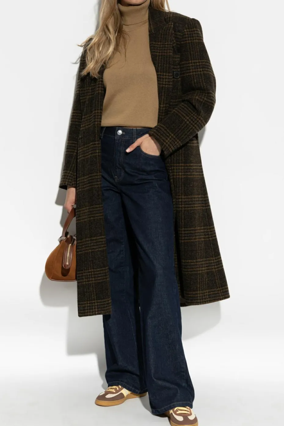Ami Alexandre Mattiussi beige Wool turtleneck