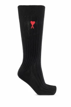 Ami Alexandre Mattiussi BLACK Socks 3-pack