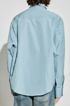Ami Alexandre Mattiussi BLUE Shirt with logo