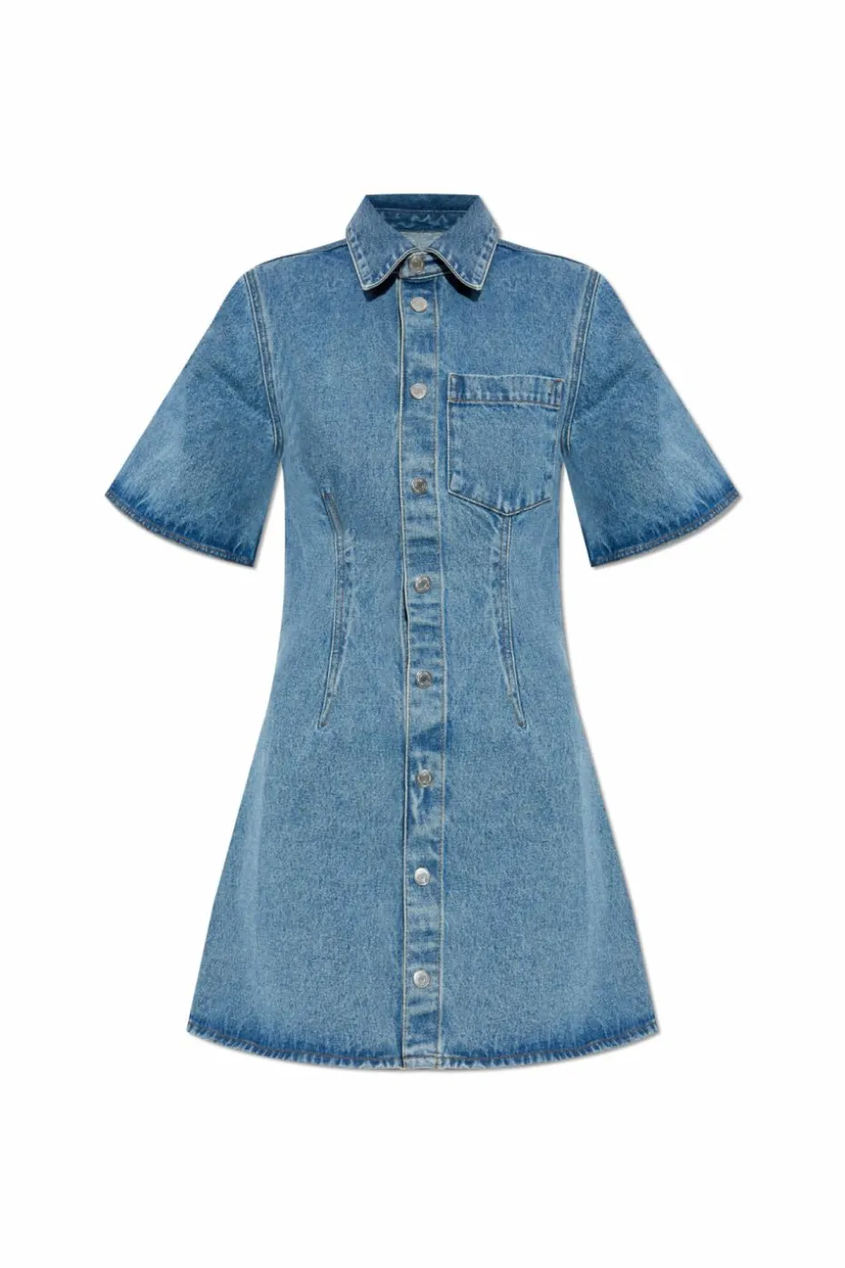 Ami Alexandre Mattiussi BLUE Denim dress