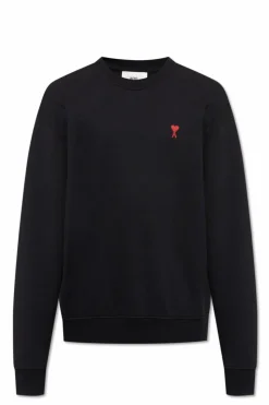 Ami Alexandre Mattiussi BLACK Sweatshirt with logo