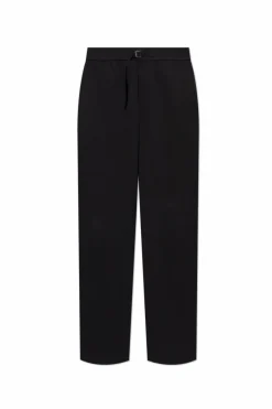 Ami Alexandre Mattiussi BLACK Cotton pants