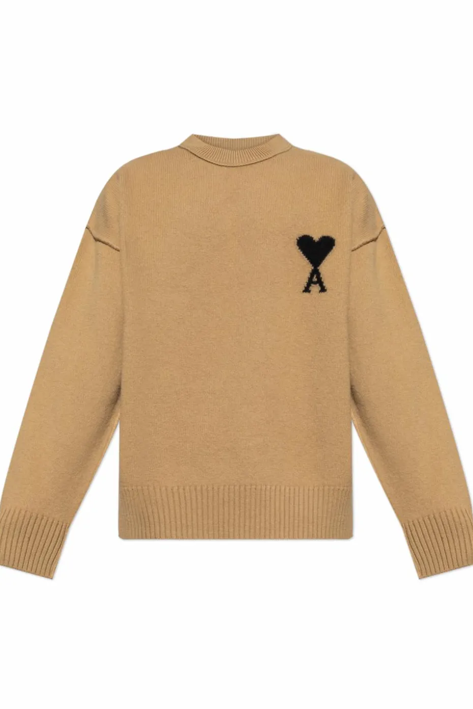 Ami Alexandre Mattiussi beige Wool sweater