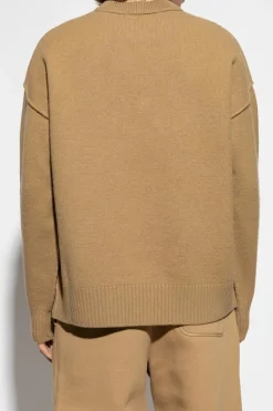 Ami Alexandre Mattiussi beige Wool sweater