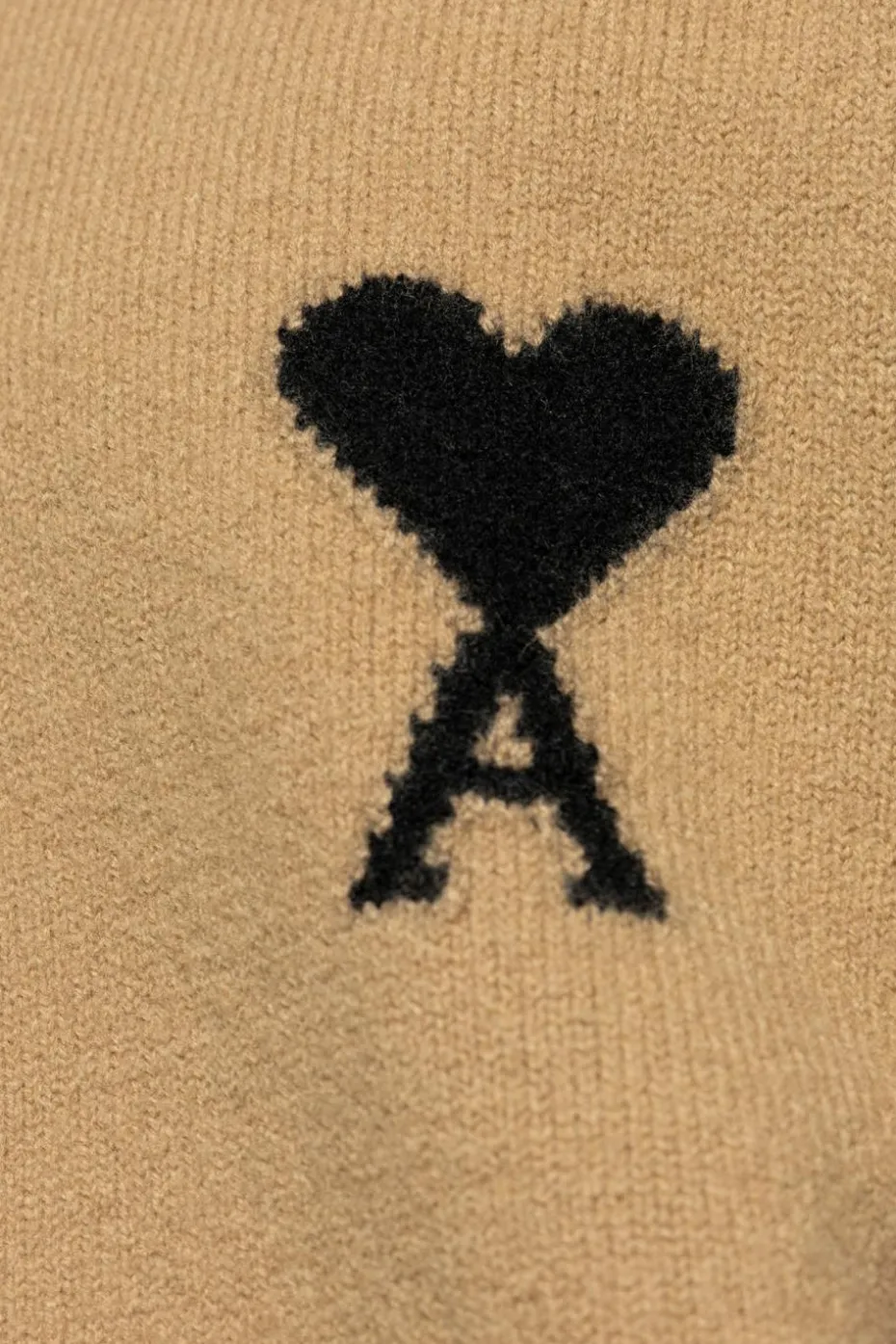 Ami Alexandre Mattiussi beige Wool sweater