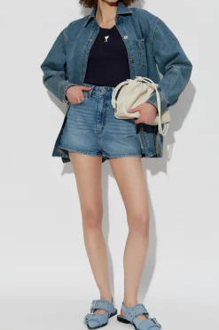 Ami Alexandre Mattiussi BLUE Denim shorts
