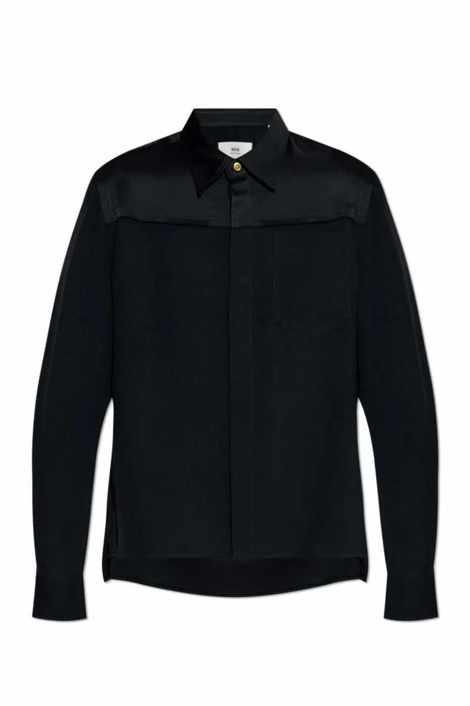 Ami Alexandre Mattiussi BLACK Shirt with pocket