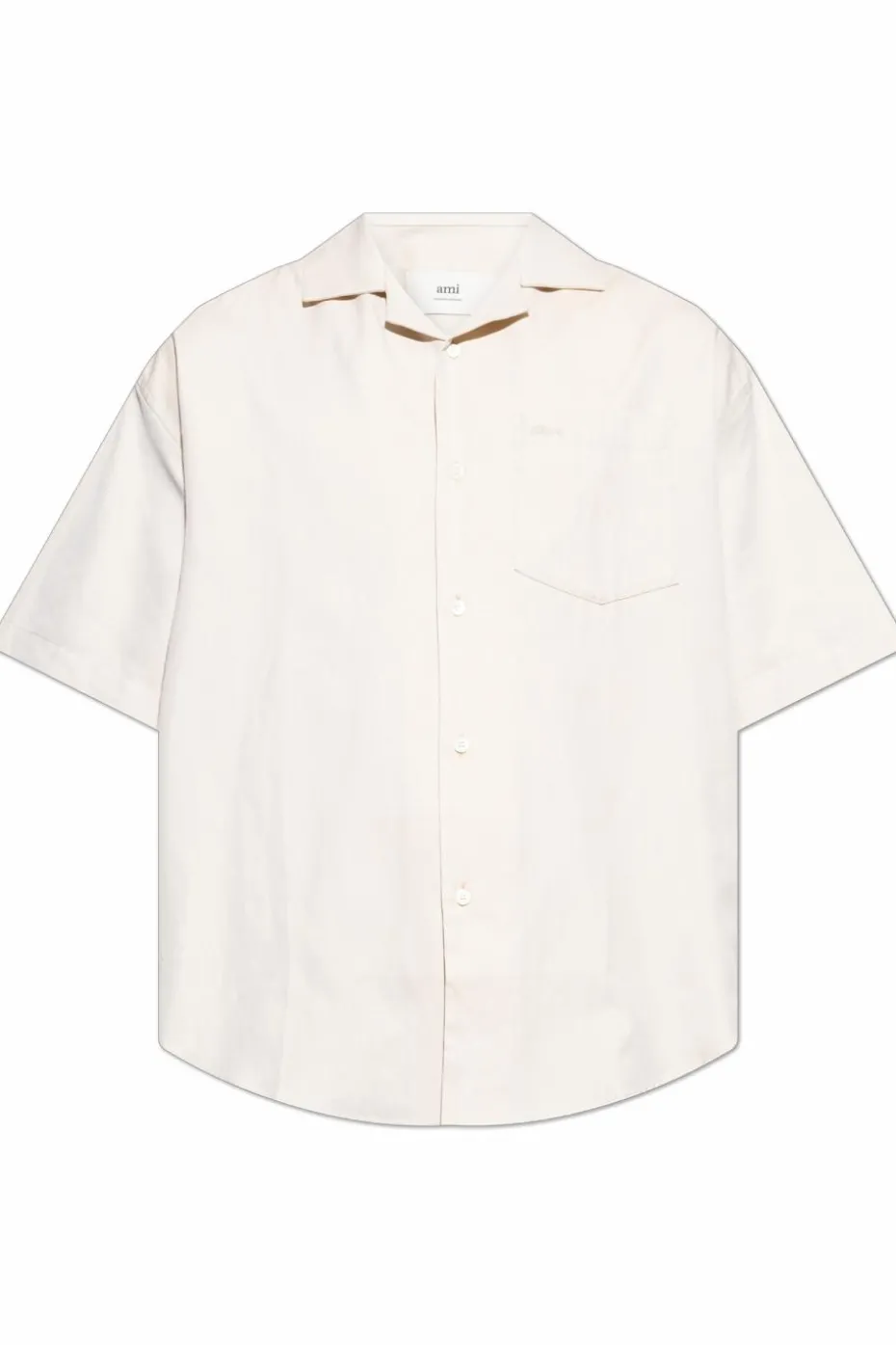Ami Alexandre Mattiussi cream Shirt with Pocket