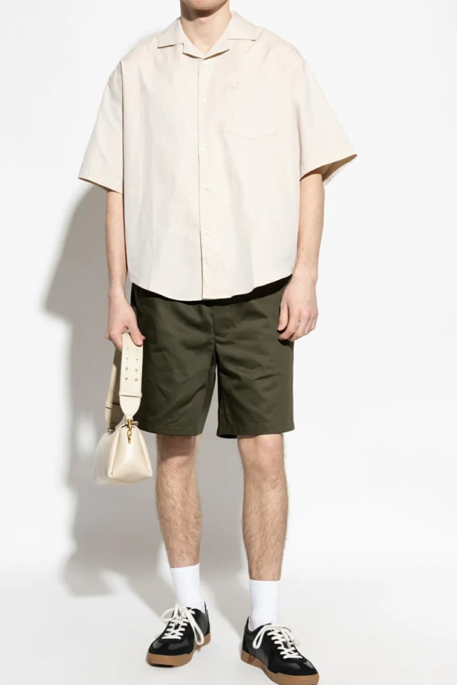 Ami Alexandre Mattiussi cream Shirt with Pocket