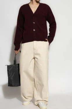 Ami Alexandre Mattiussi cream Straight-leg jeans