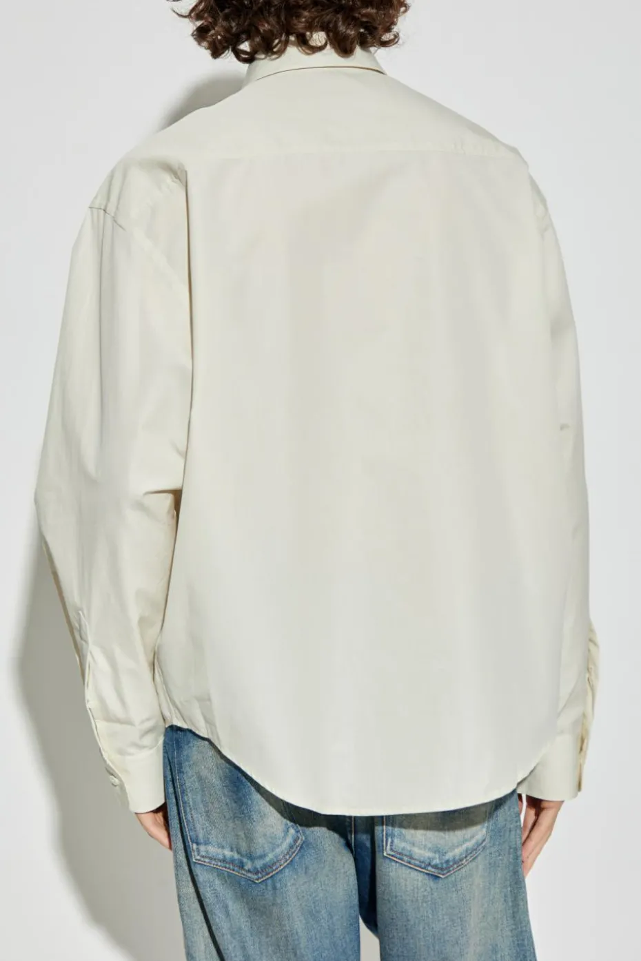 Ami Alexandre Mattiussi cream Shirt with logo