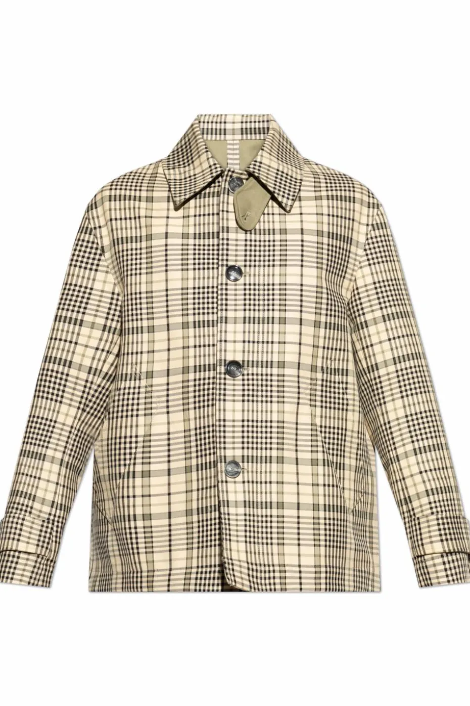 Ami Alexandre Mattiussi GREEN Jacket with check pattern
