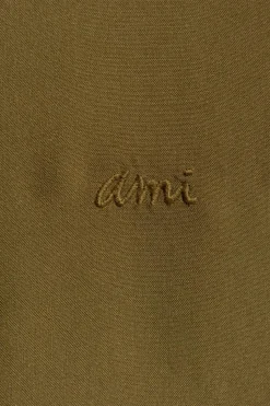 Ami Alexandre Mattiussi GREEN Shirt with logo
