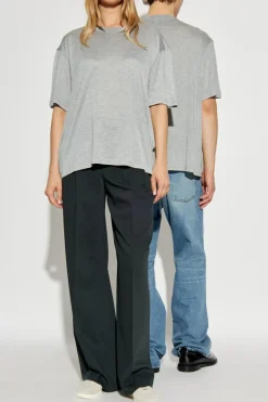 Ami Alexandre Mattiussi GREY T-shirt with logo