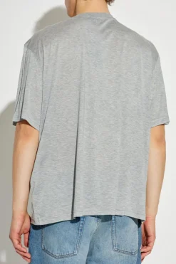 Ami Alexandre Mattiussi GREY T-shirt with logo