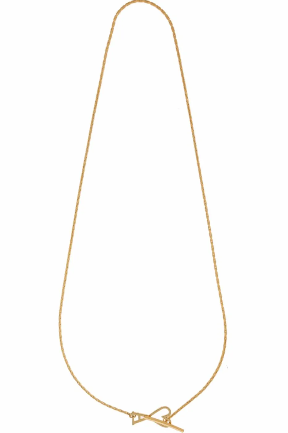 Ami Alexandre Mattiussi GOLD Logo Necklace