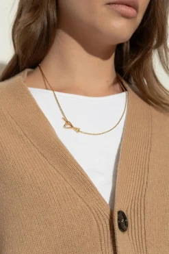 Ami Alexandre Mattiussi GOLD Logo Necklace