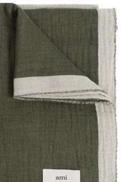 Ami Alexandre Mattiussi GREEN Towel with logo