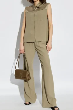 Ami Alexandre Mattiussi GREEN Sleeveless shirt