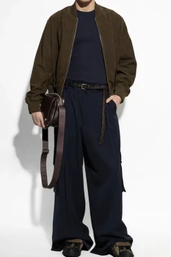 Ami Alexandre Mattiussi GREEN Suede jacket