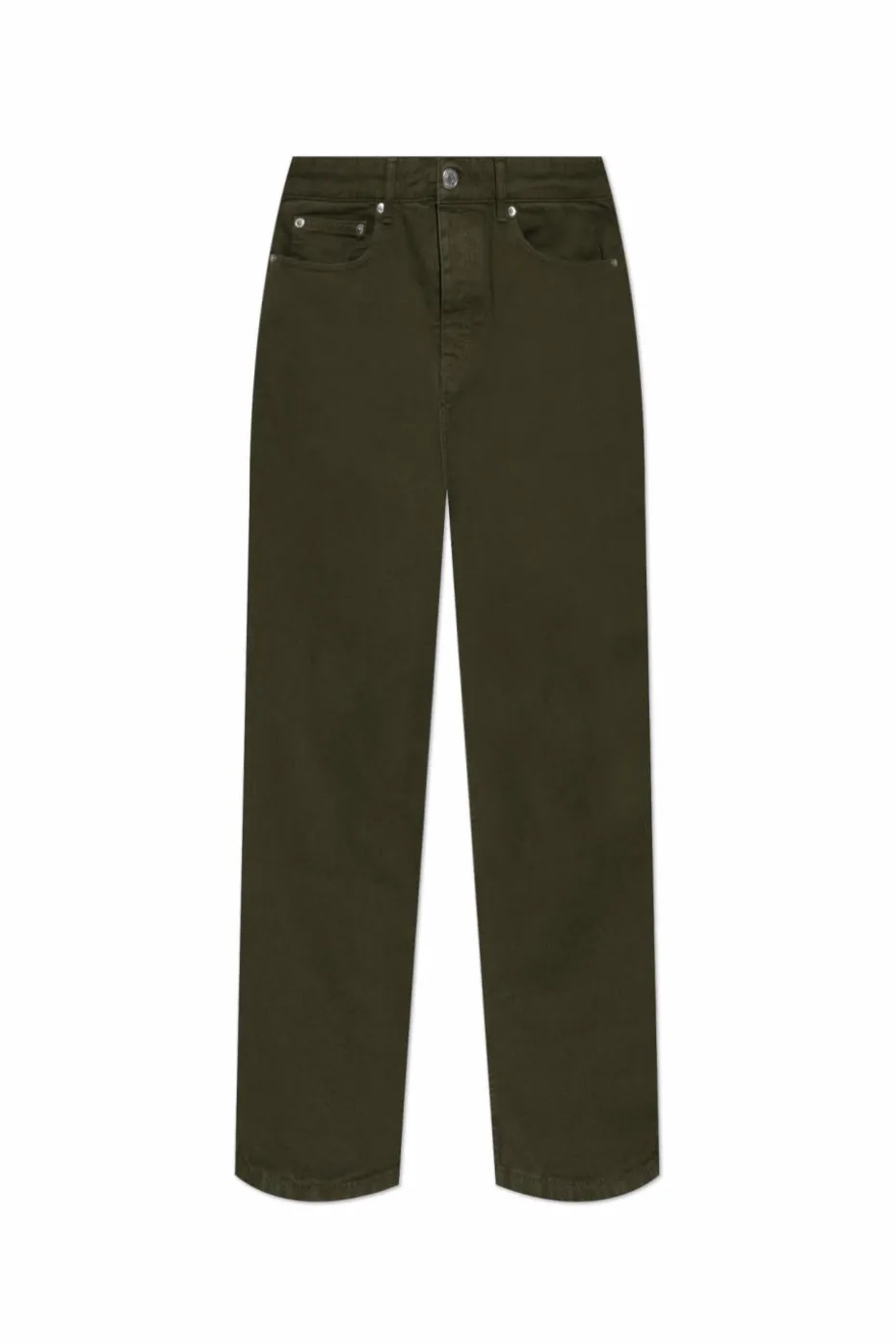 Ami Alexandre Mattiussi GREEN Pants with logo