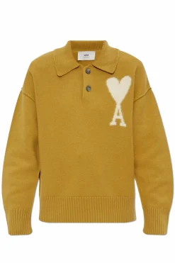 Ami Alexandre Mattiussi GREEN Polo sweater