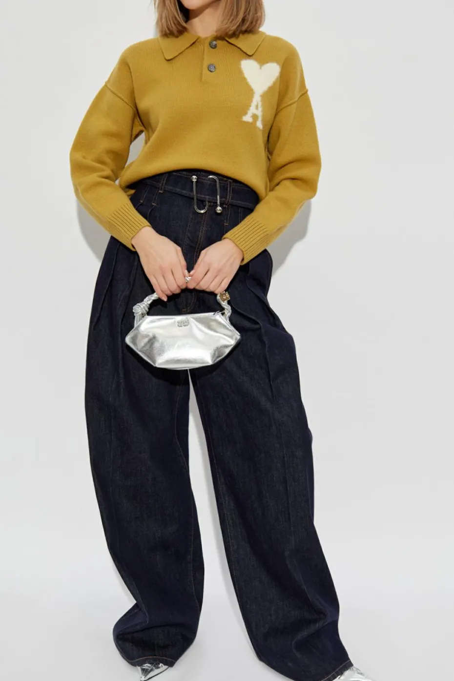 Ami Alexandre Mattiussi GREEN Polo sweater