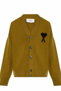 Ami Alexandre Mattiussi GREEN Wool cardigan