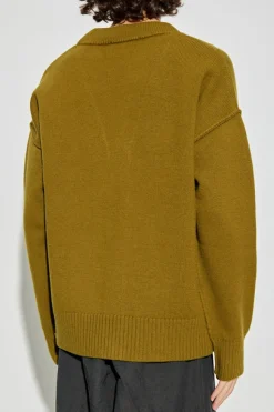 Ami Alexandre Mattiussi GREEN Wool cardigan