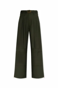 Ami Alexandre Mattiussi GREEN Wool pants