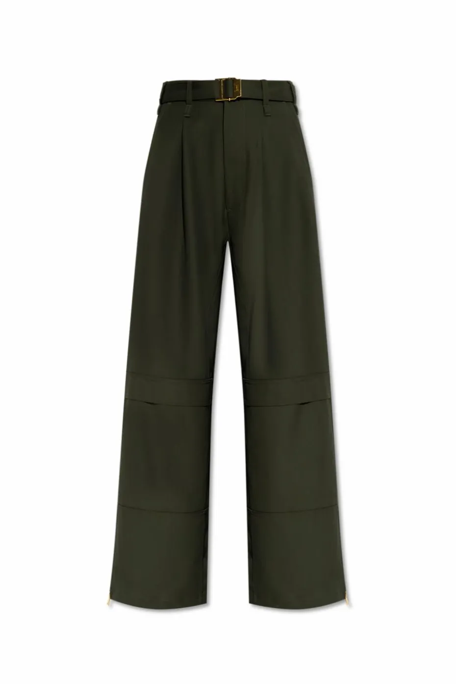 Ami Alexandre Mattiussi GREEN Wool pants
