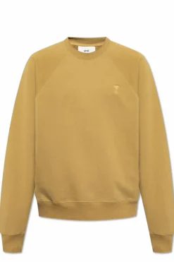 Ami Alexandre Mattiussi GREEN Sweatshirt with logo