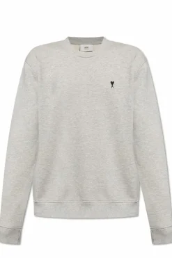 Ami Alexandre Mattiussi GREY Sweatshirt with logo