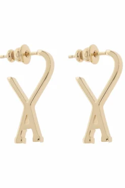 Ami Alexandre Mattiussi GOLD Brass earrings