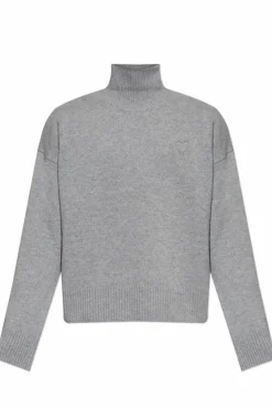 Ami Alexandre Mattiussi GREY Wool Turtleneck
