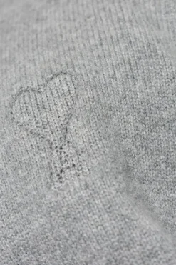 Ami Alexandre Mattiussi GREY Wool Turtleneck