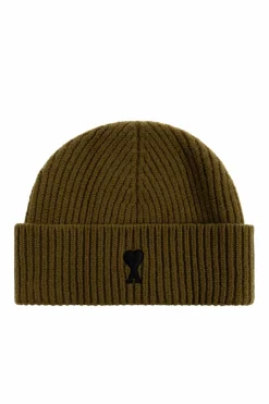 Ami Alexandre Mattiussi GREEN Woolen hat