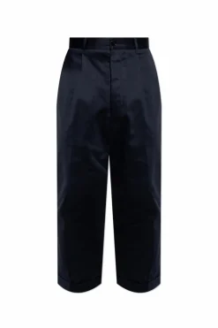 Ami Alexandre Mattiussi NAVY BLUE Logo pants