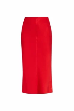 Ami Alexandre Mattiussi RED Skirt with stitching