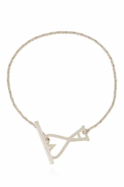 Ami Alexandre Mattiussi SILVER Bracelet with logo
