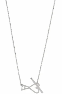 Ami Alexandre Mattiussi SILVER Logo Necklace