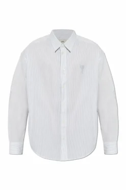Ami Alexandre Mattiussi WHITE Shirt with striped pattern