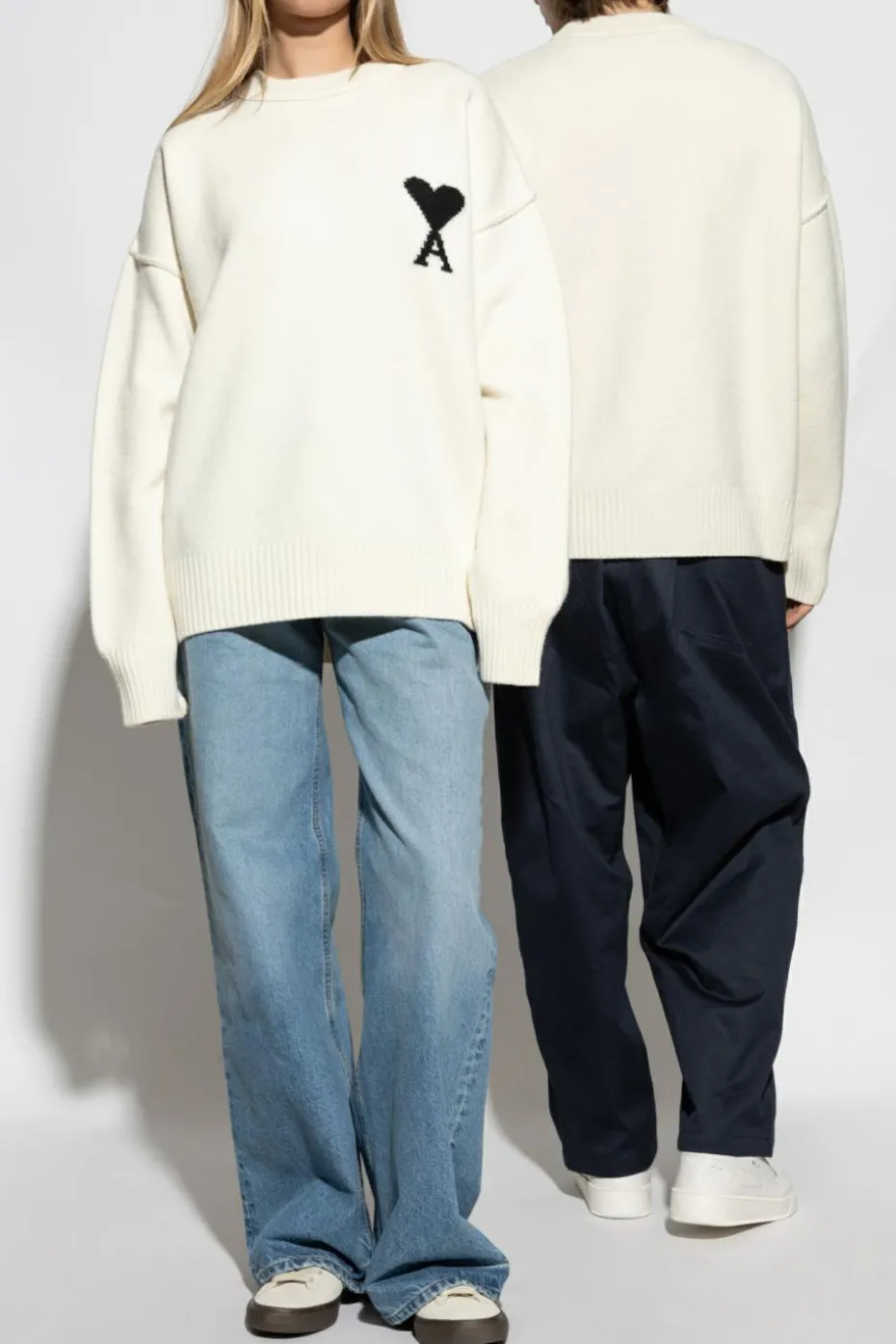 Ami Alexandre Mattiussi WHITE Wool sweater