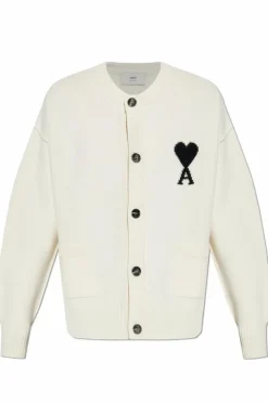 Ami Alexandre Mattiussi WHITE Wool cardigan