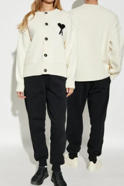 Ami Alexandre Mattiussi WHITE Wool cardigan