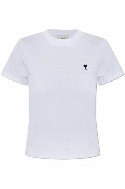 Ami Alexandre Mattiussi WHITE T-shirt with logo