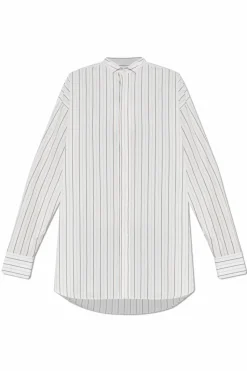 Ami Alexandre Mattiussi WHITE Shirt with stripe pattern